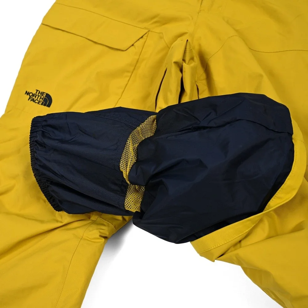 The North Face Freedom Insulated Ski Snow Pants Men's XL Regular Yelllow Dryvent